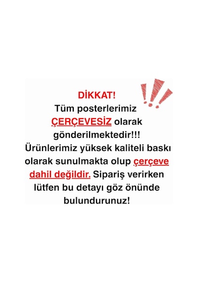 Besay Yansıma Duvar Posteri-modern Sanat Estetik Dekoratif A2 Çerçevesiz