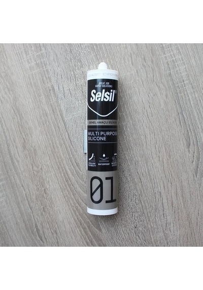 Selsil Silikon Şeffaf 280gr 2 Adet