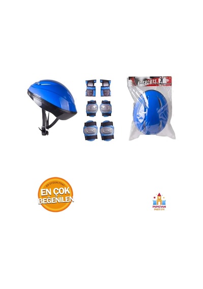 Koruma Ve Güvenlikte Öncü Çocuk Paten Koruyucu Seti 7 Parça - Bisiklet Ve Scooter İçin Çok Renkli