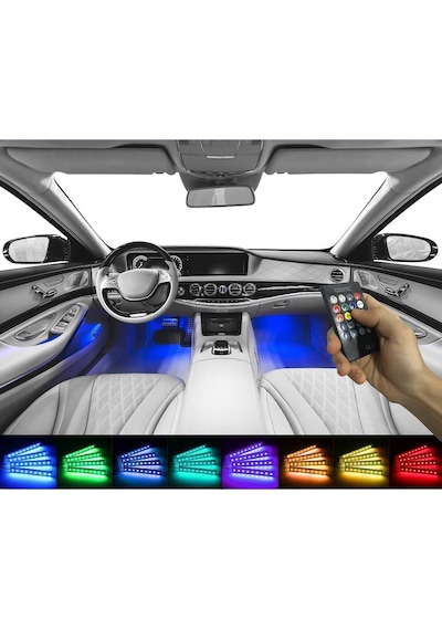 Alfa Romeo Junior Ibrida Sese Duyarlı Ayak Altı Led Aydınlatma Kumandalı