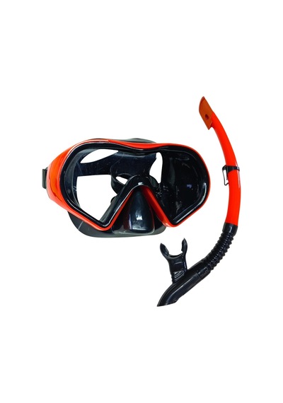 Dalış Maskesi Ve Snorkel Yetişkin - 517-kırmızı - 1 Adet Çok Renkli