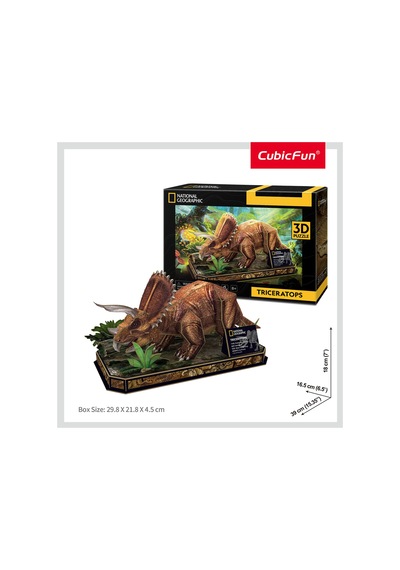 National Geographic - Triceratops 3d Puzzle Ds1052h