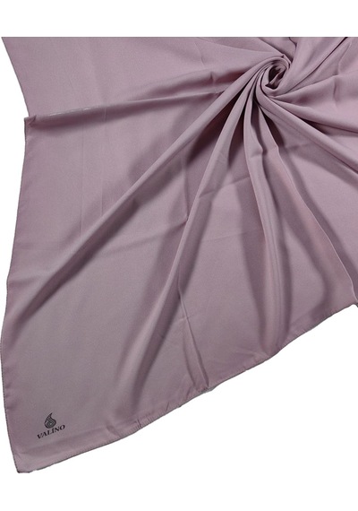 Mim Eşarp Mısırlı Eşarpları Queen Krep Düz Renk Eşarp 110x110 Cm Pudra