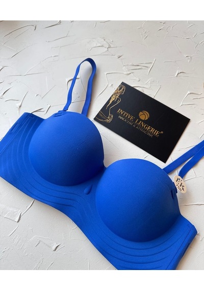 Lady Baby Straplez Kesim Destekli Dikişsiz Balensiz Toparlayıcılı Saks