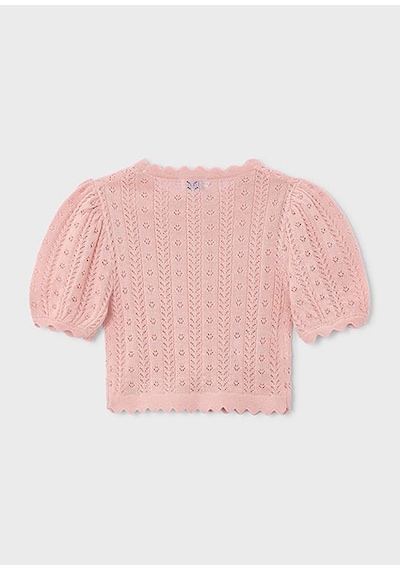 Mayoral Kız Çocuk Dekoratif T-shirt Pembe - 03003