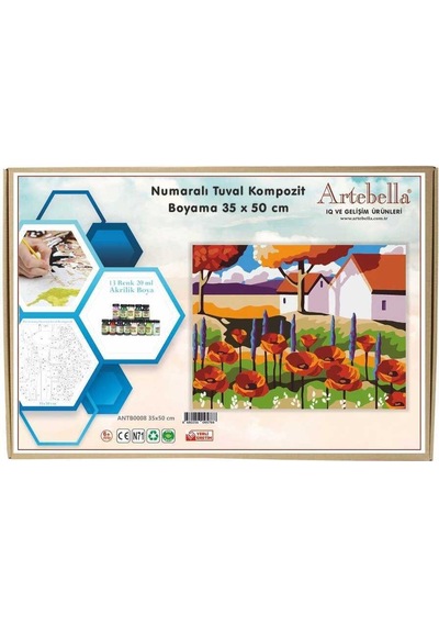 Artebella 35x50 Numaralı Kompozit Tuval Boyama Manzara