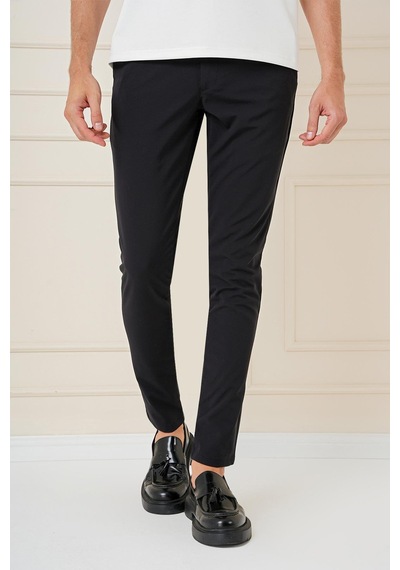 Efor P 1161 Slim Fit Siyah Klasik Pantolon Siyah