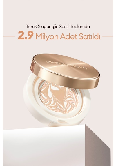 Bakım Sunan Nemlendirici Krem Fondöten Chogongjın Esence Pact 21c Spf50+/pa++++ 0