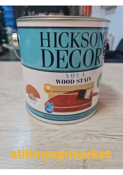 Hemel Hıckson Decor Ultra Aqua Wood Stain Light 2.5 Litre