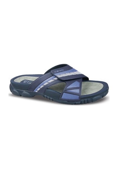 Ceyo 3200-17 Anatomik Taban Cırtlı Erkek Terlik Lacivert 40-45 Lacivert