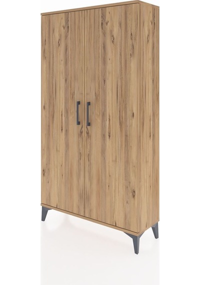 Arges Dolap Tek Raflı Tek Çekmeceli Tek Askılı 88x30x163 Çam-çam Atlas Çam