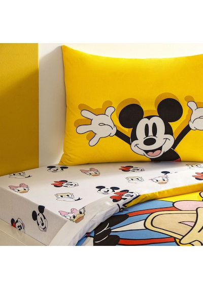 Taç Lisanslı Disney Mickey & Friends Tek Kişilik Pamuk Nevresim Takımı 000000001000050010 Çok Renkli