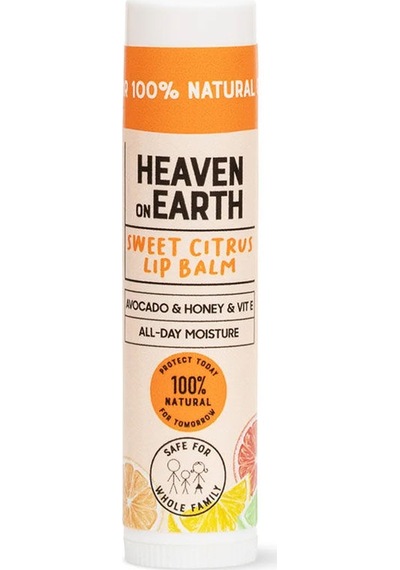 Heaven On Earth %100 Doğal Ve Organik İçerikli Lip Balm 5 Gr - Sweet Citrus