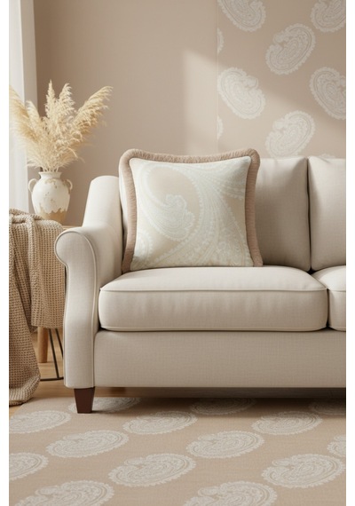 Zarif Damask Motif Lüx Saçaklı Yastık Kılıfı-krem Bej Altın Renkli Klasik Püsküllü Kırlent Kılıfı Doygun Deniz İndigo Zarif Damask Motif Lüx Saçaklı Yastık Kılıfı-krem Bej Altın Renkli Klasik Püsküllü Kırlent Kılıfı Doygun Deniz İndigo