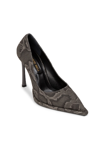 Deery Kadın Gri Yılan Desenli Stiletto Topuklu Ayakkabı - K1251zgrıc01 Gri