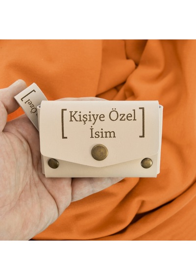 Miaju Sütlü Kahve, Sevdiceğiniz İçin Kişiselleştirilebilir Kalp Ve Harf İşlemeli Cüzdan & Anahtarlık Seti Sütlü Kahve