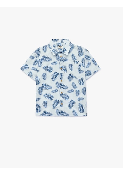 Koton 26yy59000304 Mavi Erkek Çocuk Gömlek 6skb60042tw Mavi