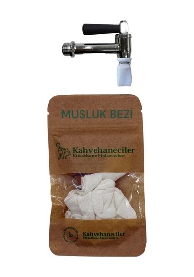 Çay Ocağı Kazanı İçin 50 Adet Paslanmaz Musluk Bezi, 10'lu Ekonomik Paket Belirtilmemiş
