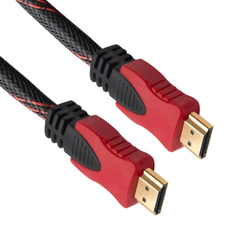 10 Metre 10m Hdmı Kablosu 1.4b 3d Full Hd 1080p Ara Bağlantı Erkek-erkek Modern Sargılı Örgülü Hdmi Görüntü Kablosu 001