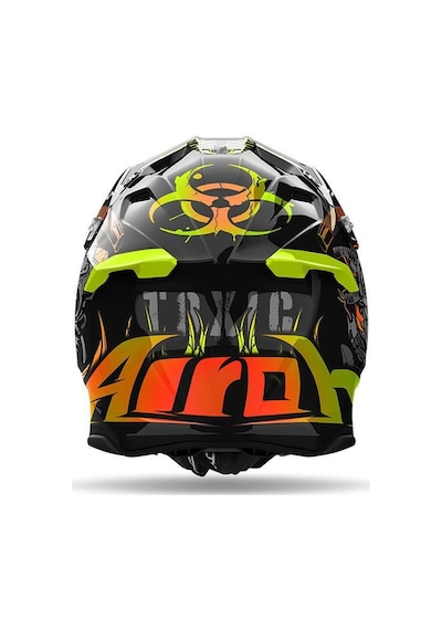 Airoh Twist 3 Toxıc Gloss Kapalı Motosiklet Kaskı Sarı - Siyah