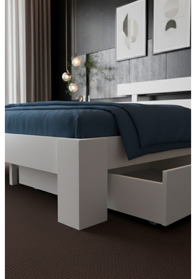 Lotus 2 Çekmeceli Tek Kişilik Mdf Karyola