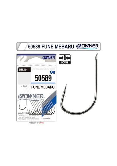 Owner 50589 Fune Mebaru Beyaz Ince Kısapala Iğne