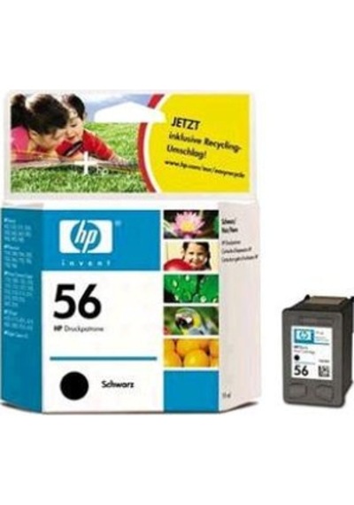 Hp C6656A Siyah Mürekkep Kartuş 56