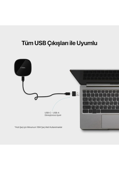 Ttec 2ks25b Aircharger M Kit Magsafe Uyumlu Kablosuz Pd 20w Seyahat Hızlı Şarj Aleti