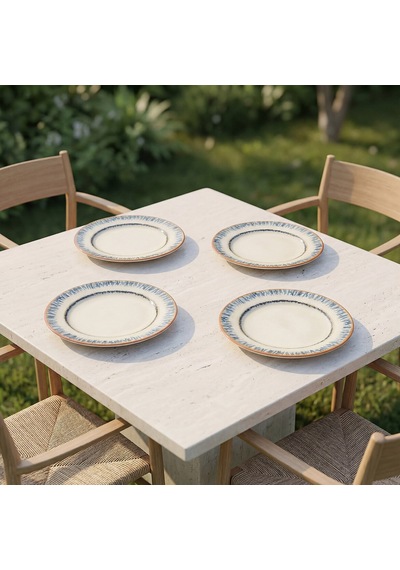 Güral Delta Tide 4lü Servis Tabağı 27 Cm 64311 Diğer