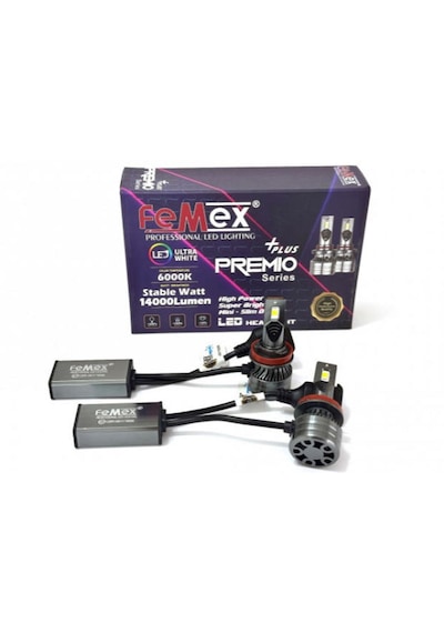 Premio Plus H8 Şimşek Etkili Led Xenon 14000 Lumen