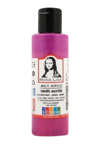 Südor Monalisa Multi Akrilik Boya Fosforlu Mor 70 Ml
