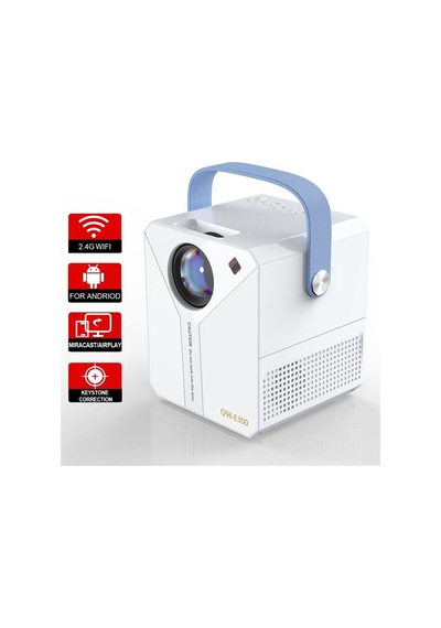 Q96 E300 Projector Android 4k Ultra Hd Wifi Projeksiyon Cihazı Usb Hdmi Tf Card Girişli Projektör 81724661