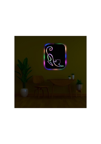 Led Işıklı Kişiselleştirilebilir Kedi Temalı Tablo Simba Dekoratif Gece Lambası Çok Renkli - 737261254 Çok Renkli Led Işıklı Kişiselleştirilebilir Kedi Temalı Tablo Simba Dekoratif Gece Lambası Çok Renkli - 737261254 Çok Renkli
