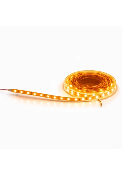 1 Adet 5 Metre Cata Ct 4485 İç Mekan 12v 10 Çipli Şerit Led Amber Işık 6998