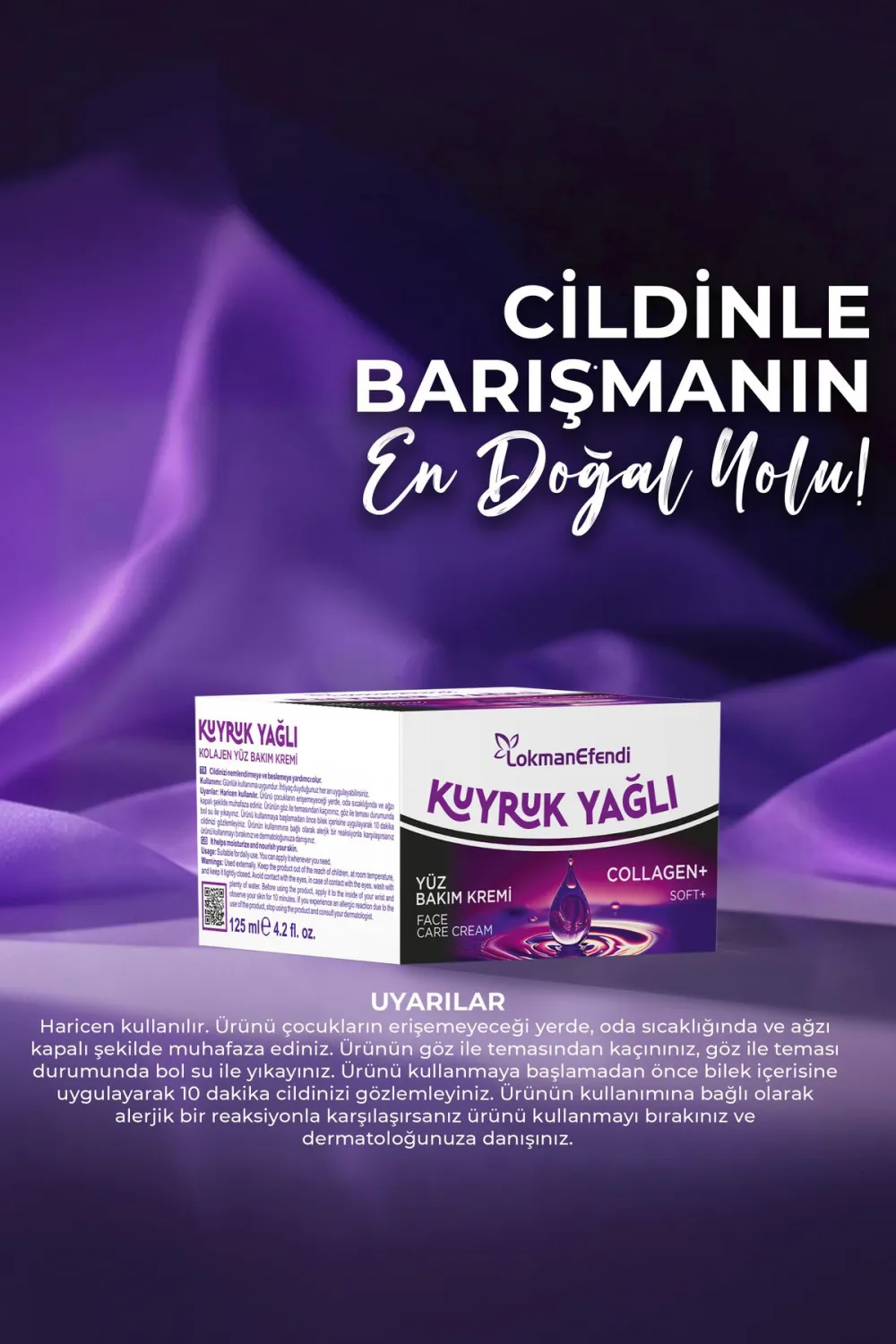 Lokman Efendi Kuyruk Yağlı Kolajenli Cilt Balım Kremi 125 ML