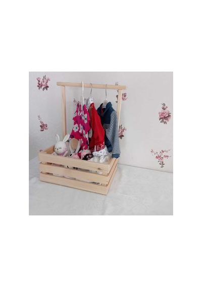 Ahşap Kasa - Bebek Kırk Sepeti - Baby Shower Sepeti