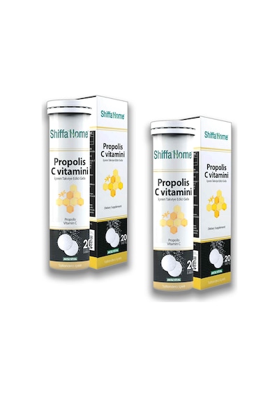 Aksu Vital Shiffa Home Propolis & C Vitamini  20 Efervesan Tablet  2 Adet