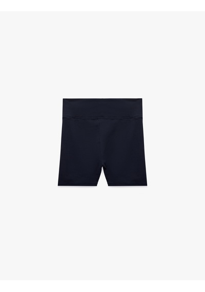Koton Yüksek Bel Slim Fit Biyeli Spor Tayt Lacivert 6sak40357nk