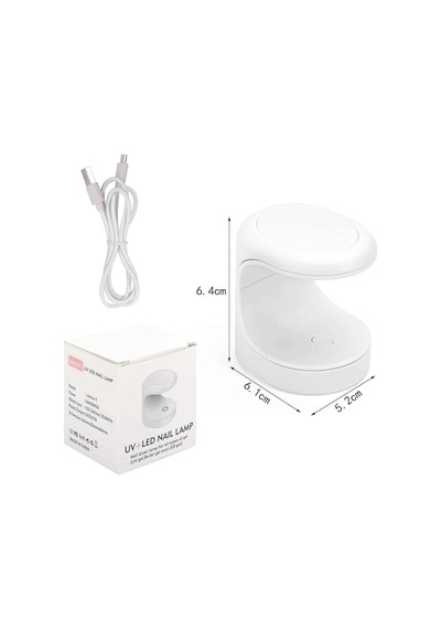 Zenvia Mini Taşınabilir Kalıcı Oje Jel Tırnak Kurutucu Fototerapi Makinesi Znv2026 96891031
