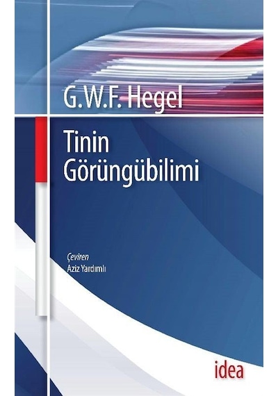 Tinin Görüngübilimi - Hegel- İdea Yayınevi