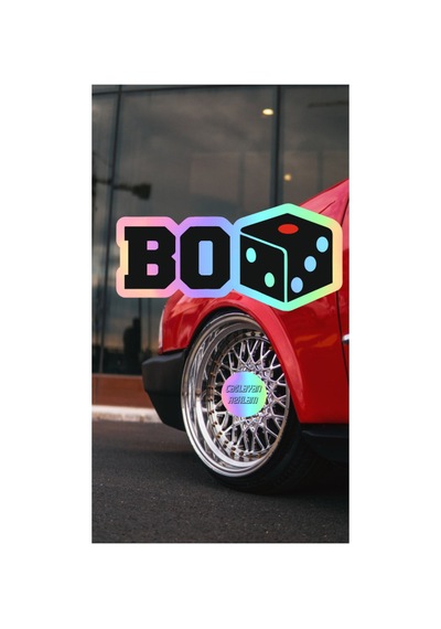 Hologram Bozar Jdm Araba-motosiklet Cam Etiket Sticker