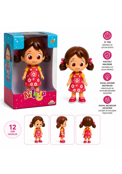 Niloya Mini Oyuncak Bebek 12 Cm Sevimli Figür Niloya - Tospik