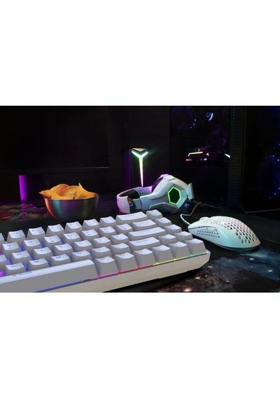 Inca Ikg-453 Empousa 68 Keys Red Switch Full Rainbow Mechanical Keyboard Yoğun Kullanımdan Sonra Bile Dokularını Kor