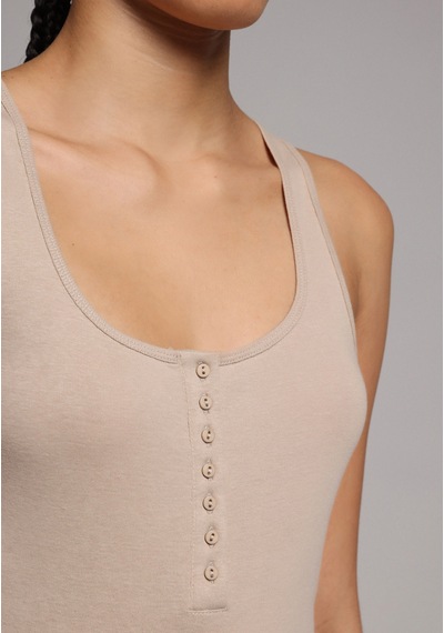 Colin's Colins Slim Fit Kadın Bej Atlet Cl1079770 Q1.v2 Beı Bej