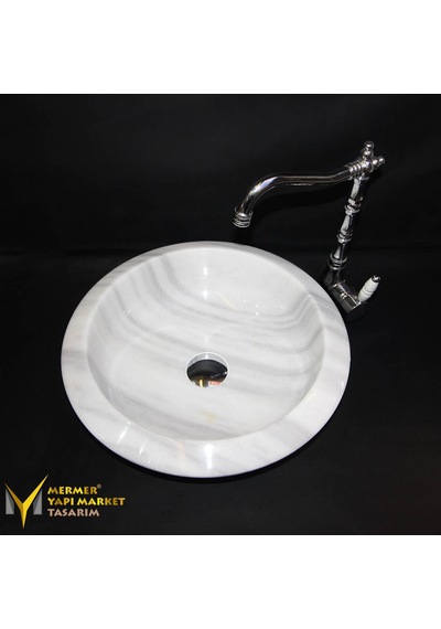Marmara Pijamalı Yuvarlak Dizayn Lavabo