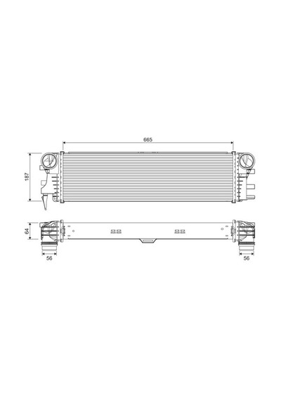 Valeo 818311 Turboşarj Radyatörü Mercedes Vıto W447 14 A4475011301 -