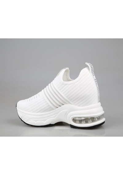 Guja 25y300-8 Dolgu Topuk Beyaz Kadın Sneakers Beyaz