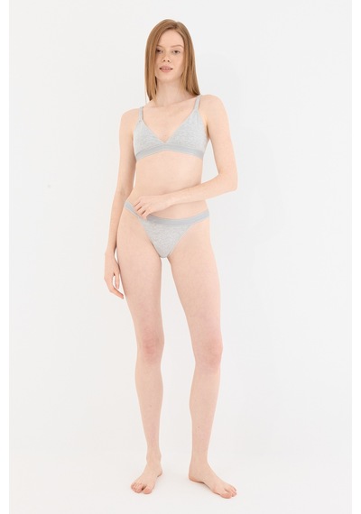 Naphor Touch Gri Bikini Külot Ten