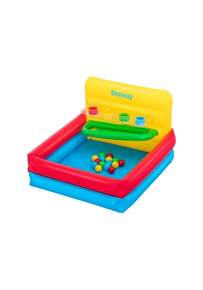 Bestway Sort 'n Play 15 Oyun Topu Ile Top Çukuru Seti Çok Renkli