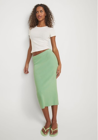 Jack & Jones Kadin Maxi Boy Etek - Ahlia 12252451 Grayed Jade Yeşil